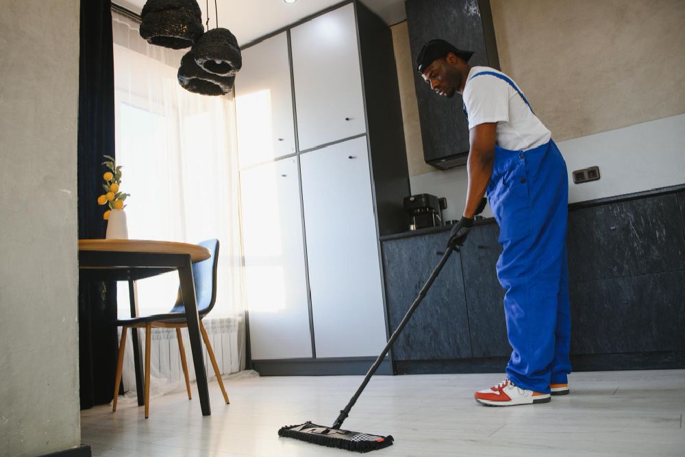 Antimicrobial surface coating for clean indoor spaces
