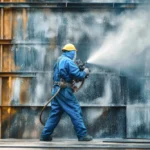 Cargo hold cleaning for coal and petcoke cargo residues