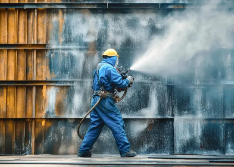 Cargo hold cleaning for coal and petcoke cargo residues
